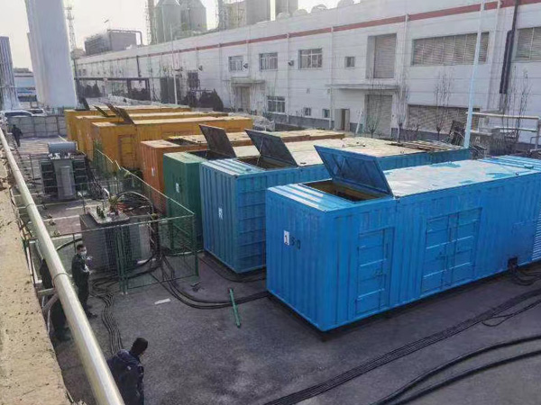 黔江柴油发电机出租案例展示